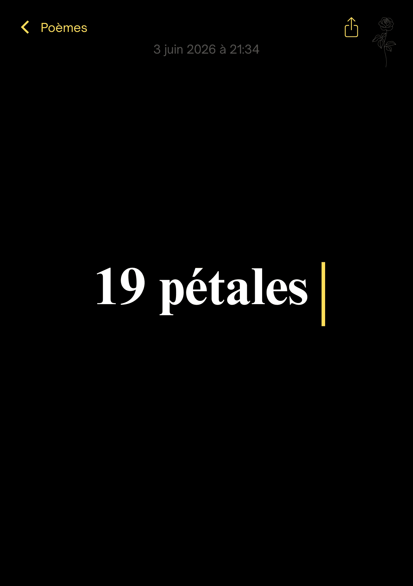 19 pétales