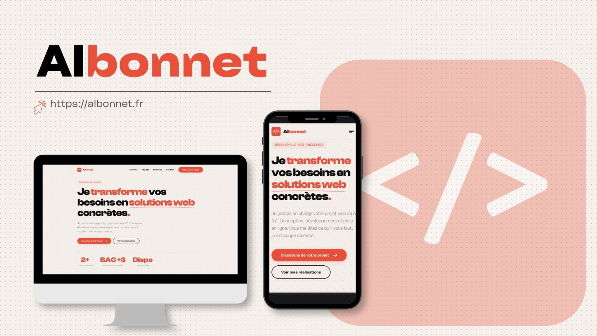 albonnet.fr - Site vitrine professionnel
